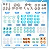 DIY Ocean Theme Stretch Bracelets Making Kit DIY-SC0021-56-2