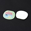Printed Acrylic Cabochons MACR-C003-28-3