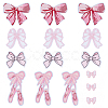 Bowknot Polyester Embroider Thread Iron on/Sew On Patches PATC-HY0001-63-1