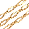 201 Stainless Steel Oval Link Chains CHS-H118-19G-1