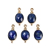 Natural Lapis Lazuli Faceted Pendans KK-L218-003G-07-1