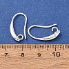 Brass Earring Hooks KK-E711-062S-3