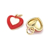 Brass Enamel Pendants KK-B170-01G-3