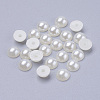 Half Round Domed Imitated Pearl Acrylic Cabochons OACR-H001-1-1