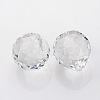 Faceted Round Glass Pendants X-GLAA-O008-G04-1