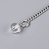 Natural Quartz Crystal Dowsing Pendulum Pendants AJEW-N005-01H-3