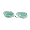 Natural Green Aventurine Pendants X-G-G956-B37-FF-3
