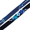 Velvet Handmade Flower Embroidered Lace Ribbons SRIB-WH0011-077A-1