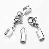 Tarnish Resistant 304 Stainless Steel Lobster Claw Clasps X-STAS-G075-02B-1