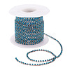 Brass Rhinestone Strass Chains CHC-R125-S6-03S-6