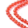 Natural Carnelian Beads Strands X-G-C076-6mm-2A-2