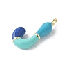 Brass Enamel Pendants KK-E093-03G-J-02-2