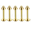 304 Stainless Steel Cone Internally Threaded Labrets for Women Men WG9B6EB-10-1
