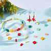 6 Bags 2 Style Opaque Acrylic Multi-Strand Links SACR-NB0001-15-4