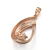 Brass Micro Pave Cubic Zirconia Jewelry Sets SJEW-F189-12KCG-3
