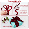 Single Face Velvet Ribbons OCOR-WH0080-14B-01-4