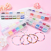 48G 12 Colors Transparent Colours Glass Seed Beads SEED-YW0002-72-6