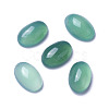 Natural Green Onyx Agate Cabochons X-G-F605E-12A-1
