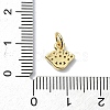 Eye Theme Brass Micro Pave Cubic Zirconia Charms KK-H475-58G-02-3