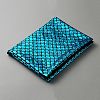 Sparkly Hologram Spandex Mermaid Printed Fish Scale Fabric DIY-WH0622-023A-1