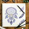 Self-Adhesive Silk Screen Printing Stencil X1-DIY-WH0338-301-1