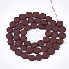 Spray Painted Non-magnetic Synthetic Hematite Beads Strands G-T116-02-21-2
