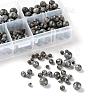 340Pcs 4 Sizes Natural Larvikite Beads G-LS0001-24-2