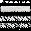10 Yards Leaf Polyester Lace Trim OCOR-WR0001-87B-2