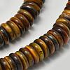 Natural Tiger Eye Heishi Beads Strands G-K208-25-8mm-3