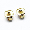 Brass Ear Nuts X-KK-I641-01G-2