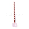 Handmade Glass Stripe Spoons AJEW-A067-02-2