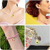 36Pcs 12 Styles Fruits Alloy Enamel Pendants FIND-FS0005-12-6