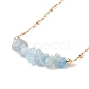 Natural Mixed Stone Chips Beaded Necklaces NJEW-JN03969-3