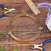 Half Round Brass Wire for Jewelry Making CWIR-WH0003-02-A-7