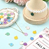 18Pcs 9 Colors Alloy Enamel Charms ENAM-YW0001-97-O-4