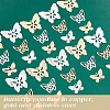 60Pcs 6 Style Brass Charms KK-FH0002-97-3