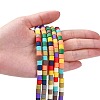 Polymer Clay Bead Strands CLAY-T001-C28-6