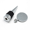 Zinc Alloy Wine Bottle Stoppers Cabochon Settings MAK-R022-02-3