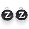 Platinum Plated Alloy Charms ENAM-S118-02Z-P-1