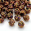 Resin Rhinestone Beads RESI-S257-12mm-SB2-2