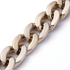 Handmade CCB Plastic Curb Chains AJEW-JB00633-1