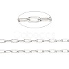 Tarnish Resistant 304 Stainless Steel Paperclip Chains CHS-F010-01A-P-01-1