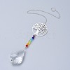 Crystals Chandelier Suncatchers Prisms Chakra Hanging Pendant AJEW-I040-20P-1