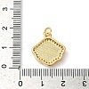 Rack Plating Brass Cubic Zirconia Pendants KK-K385-080G-4