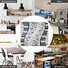 Piano Pattern Linen Tablecloth AJEW-WH0528-69B-5