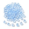 100Pcs Baking Paint Transparent Glass Beads DGLA-YW0001-35G-1