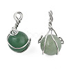 Natural Green Aventurine Pendants G-N333-013B-1