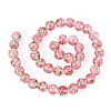 1 Strand Handmade Glod Sand Lampwork Beads Strands LAMP-TA0002-09A-2