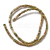 Natural Unakite Beads Strands G-B064-A10-3