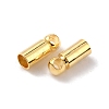 Brass Cord End KK-TAC0006-04G-04-2
